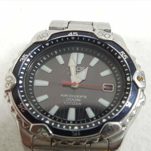 □ CITIZEN シチズン OXY オキシー AIR DIVER'S 200M 腕時計 中古 現状品 240106H2103の画像2