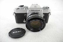 ▼ Nikon ニコン NIKOMAT EL フィルム一眼レフカメラ NIKKOR 50mm 1:1.4 現状品 中古 240105A1011_画像1