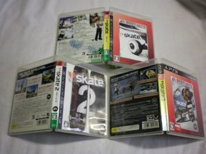 PS3 スケート3+スケート2+スケート お買得3本セット(ケース・解説書付)