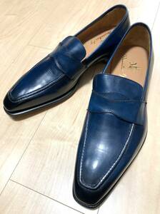 *Messidor LX Messhi кукла Loafer 44 темно-синий pa чай n покрытие 