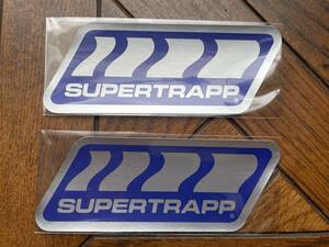 新品 SUPERTRAPPスーパートラップステッカー125×46mm ２枚セット \1,000円即決