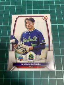 Topps Bowman 2023 NPB 113 西村瑠伊斗 　東京ヤクルトスワローズ 