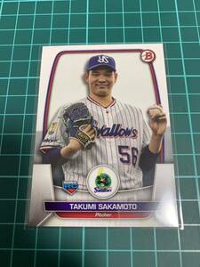 Topps Bowman 2023 NPB 39 坂本拓己 　東京ヤクルトスワローズ 