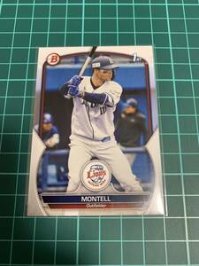 Topps Bowman 2023 NPB BP-34 埼玉西武ライオンズ モンテル 