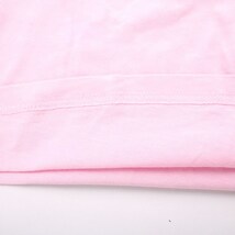 アディダス Tシャツ 半袖 スリーストライプ スポーツウエア トップス レディース Mサイズ ピンク系 adidas_画像5