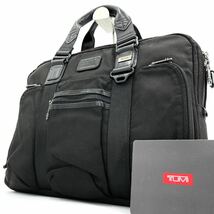 1円《 正規品・希少 》TUMI トゥミ ブラボ ビジネスバッグ2way ブリーフケース バリスティックナイロン レザー ブラック 黒 メンズ A4 PC_画像1