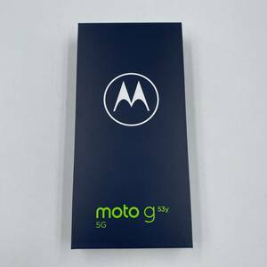 【中古美品】Y!mobile Motorola moto g53y 5G 利用制限○ SIMロック未解除 アークティックシルバー