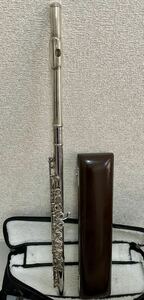 RBT127a the MIYAZAWA Flute ミヤザワフルート gi-bu フルート 日本製 クラシック ソフト ハードケース付 昭和レトロ管楽器 中古現状 1円〜