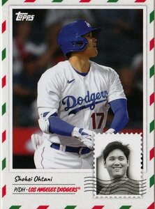 【大谷翔平】Shohei Ohtani - 2023 Topps MLB Holiday Card; JP Card 1