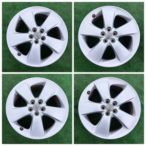 ☆品番N6119 トヨタ純正アルミホイール 17X7J PCD100 5穴 +50 ４本セット プリウスW30 50系など