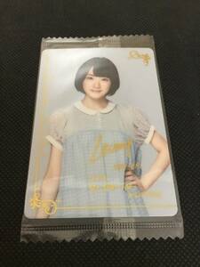 生駒里奈 乃木坂46 ツインウエハース 私服カード 2016 セブンイレブン限定 金箔箔押しサイン・メッセージ入り