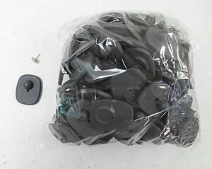 *58595 security crime prevention tag 100 piece black circle A W4.2xH5.2cm secondhand goods *