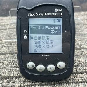 １２０《本体のみ》Shot Navi Pocket neo ショットナビ ポケットネオ GPSゴルフナビ P-02Bの画像1