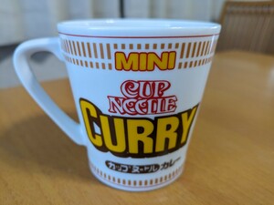 マグカップ カップヌードル 陶器 ノベルティ コップ 日清 カレー 希少 レア 未使用