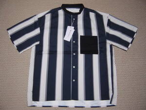  new goods unused *TK Takeo Kikuchi multi stripe 5 minute height shirt (L)ne