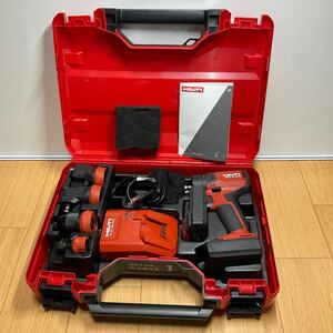 ヒルティ HILTI 充電式マルチヘッドドリルドライバ　　SFE2-A12 10.8V/4.0Ah 2個！中古動作確認！【送料無料♪】