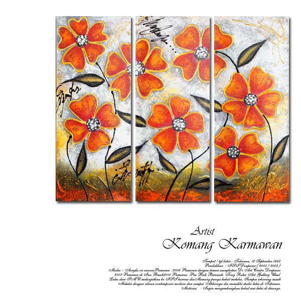 Gemälde Bali Gemälde Kunst Blume Blumen Resort Asiatische Malerei Kunst Panel Moderne Kunst Rahmen Wandbehang Wanddekoration, Kunstwerk, Malerei, Acryl, Gouache