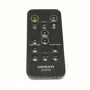 ■即決■ONKYO オーディオリモコン「RC-877S」■の画像1