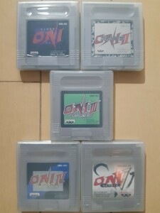 送料無料 GB ONIシリーズ(ONI ONIⅡ ONIⅢ ONIⅣ ONIⅤ)鬼忍降魔録ONI ONI2隠忍伝説 ONI3黒の破壊神 ONI4鬼神の血族 ONI5隠忍を継ぐ者