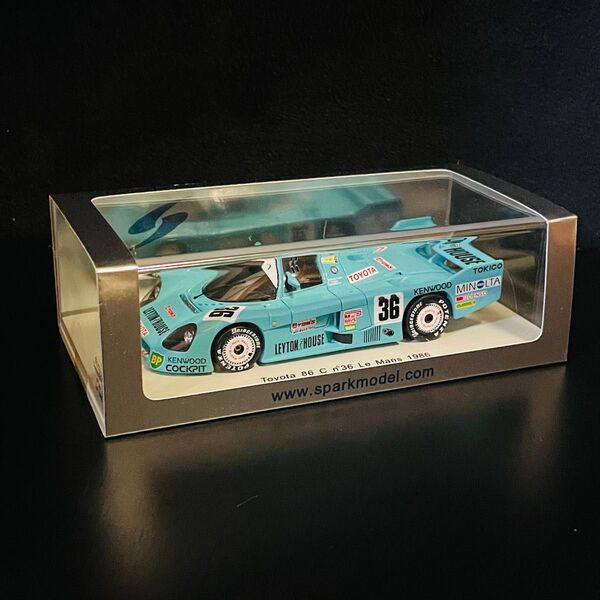 1/43 Spark トムス 86C-L トヨタ 1986 Le Mans