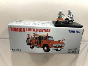 TOMYTEC　TOMICA LIMITED VINTAGE　日産ジュニアポンプ消防車　LV_30（高崎市消防署）