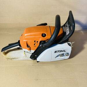 スチール　MS261 エンジンチェーンソー　動作確認済　現状品　ジャンク　スティール　STIHL 