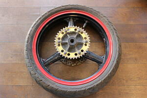 ■カワサキ純正　KR-1リヤホイール　3.50-18　№893　NSR　TZR　RGV　CBR　VFR　FZR　GSXR