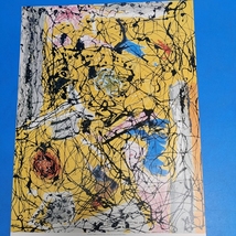 「ジャクソン・ポロック展ポスター 佐谷画廊 1980 Jackson Pollock oil painting,drawings and Prints」_画像4