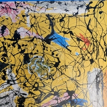 「ジャクソン・ポロック展ポスター 佐谷画廊 1980 Jackson Pollock oil painting,drawings and Prints」_画像7