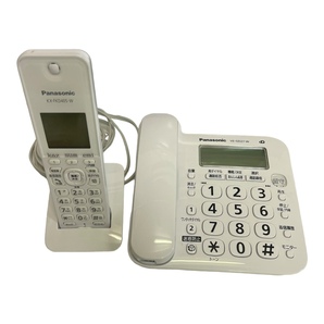 【中古品・動作未確認】Panasonic パナソニック コードレス電話機 Ru・Ru・Ru VE-GD270DL-W ホワイト 電話機 箱あり L57081RZZの画像3