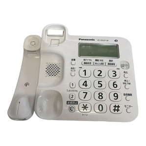 【中古品・動作未確認】Panasonic パナソニック コードレス電話機 Ru・Ru・Ru VE-GD270DL-W ホワイト 電話機 箱あり L57081RZZの画像4