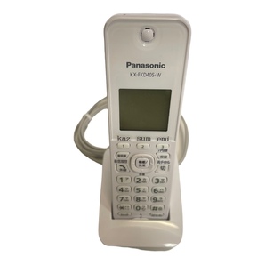 【中古品・動作未確認】Panasonic パナソニック コードレス電話機 Ru・Ru・Ru VE-GD270DL-W ホワイト 電話機 箱あり L57081RZZの画像9