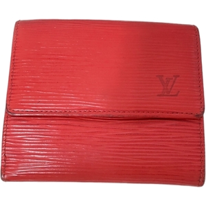 【中古品】LOUIS VUITTON ルイヴィトン エピ ポルトモネ ビエ カルトクレディ M63487 Wホック レディース財布 本体のみ L57474RK