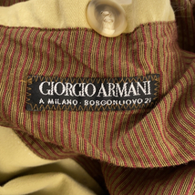 ◆中古品◆GIORGIO ARMANI ジョルジオ アルマーニ トレンチ ロングコート サイズ：46 ベージュ系 R52781NSS_画像5