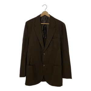 * secondhand goods *VERSACE Versace tailored jacket khaki * brown group men's wool / cotton R52780NSS