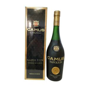 【未開栓】 CAMUS カミュ NAPOLEON ナポレオン ヴィエイユ リザーブ コニャック 容量:700ml 度数:40% 箱有 hiA4981RO