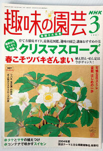  NHK趣味の園芸 2005年3月号 育て方徹底ガイド クリスマスローズ　春こそツバキざんまい　ツバキ