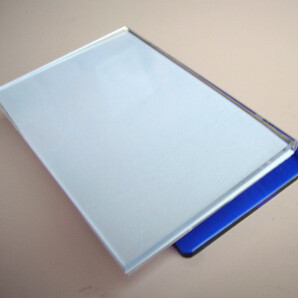未使用品 光ユニプレート カード立て 65mm×45mm UC-3 （ブルー） 6個セット プライスカード カードスタンドの画像6