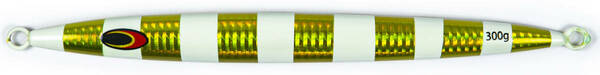メタルジグ 300g カラー：イエローゴールド 22.5cm 全国送料無料/同色・カラー別・種類別等複数購入ご希望は質問欄へご連絡下さい。