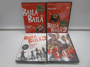 未開封 VOL 1-4 セット 【DVD】 BAILA BAILA バイラバイラ / エクササイズ DDD ダンスワークアウト ヒップホップ ラテン ハウス レッスン