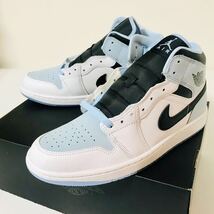 ★売切★NIKE AIR JORDAN1 MID SE アイスブルーxホワイトxブラックUS9.5新品国内正規品★ダンクジョーダンユニオンユニバーシティブルー_画像8