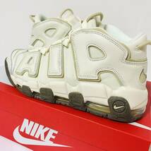 ★売切★NIKE AIR MORE UPTEMPO'96"ココナッツミルクxチームゴールド"US10.5新品国内正規★ダンクジョーダンモアアップテンポ_画像4