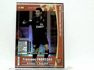 WCCF 2009-2010 SPS-EXT フランセスク・ファブレガス　Francesc Fabregas 1987 Spain　Arsenal FC 09-10 Extra Card