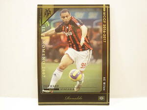 Panini WCCF 2016-2017 HOLE ロナウド　ACミラン Ronaldo Luis Nazario 1976 Brazil　AC Milan 2007-2008 History Of Legends