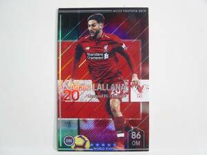 WCCF FOOTISTA 2019 アダム・ララーナ　Adam David Lallana 1988　Liverpool FC 18-19 World Star　6-3R