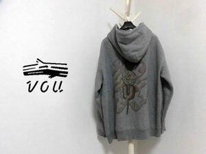 VOU KYOTO 棒/おでん スウェット プルオーバー パーカーL/ODEN SWEAT HOODIE/メンズ/グレー