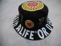 ALIFE エーライフ BLACK TAROT BUCKET ブラックタロット バケットハット/L-XL/帽子/黒 ブラック/メンズ/程度良好_画像3