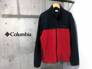 Columbia コロンビア STEENS MOUNTAIN FULL ZIP 2.0 FLEECE JACKET フリースジャケット XL/紺 赤/メンズ/アウトドア/WM3220