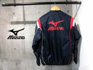 MIZUNO BASEBALL PRODUCTS ミズノ ウォームアップ ハーフジップジャケットM/ウィンドブレーカー/裏地メッシュ ナイロンジャケット/紺/野球