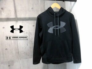 UNDER ARMOUR アンダーアーマー UAストームアーマーフリースビッグロゴフーディーM/プルオーバー パーカー/1357085 20FW/黒ブラック/メンズ